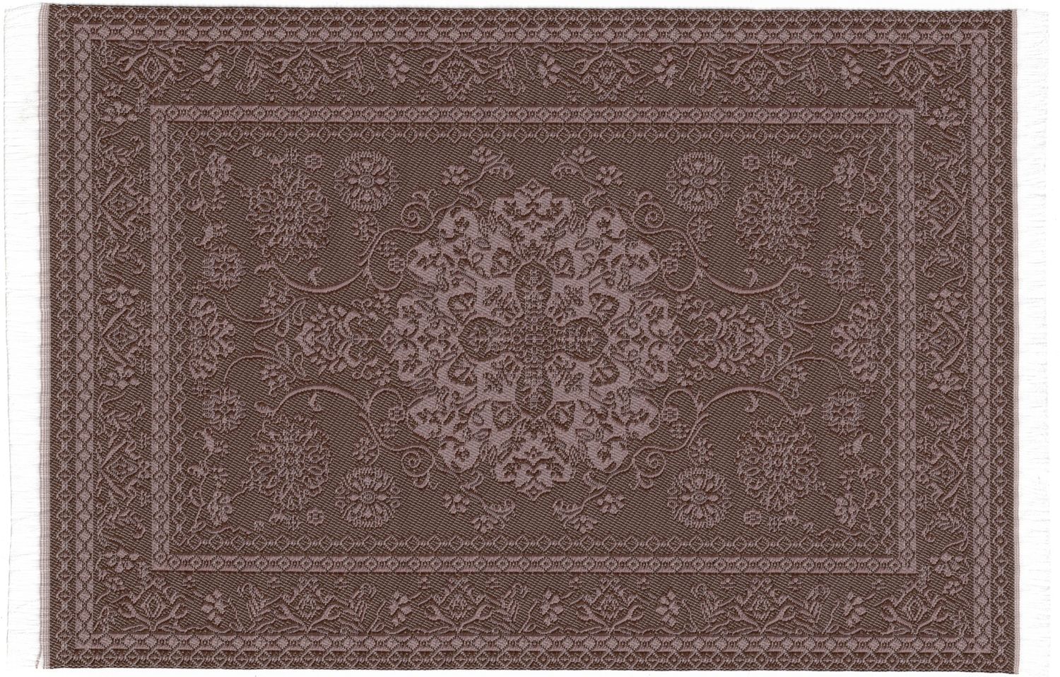 ORD1043 Reversible Rose Medallion Rug 5.875" x 8.75"