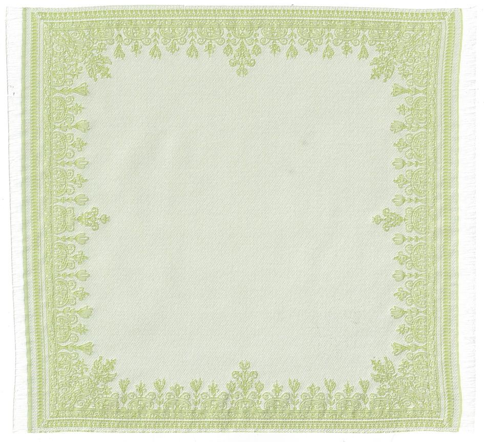 ORD1047 Reversible Spring Green Border Rug 7.75" x 8"