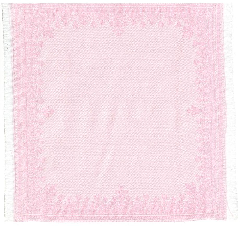 ORD1051 Reversible Pink Border Rug 7.75" x 8"