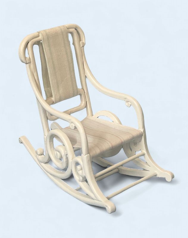 White Rocking Chair