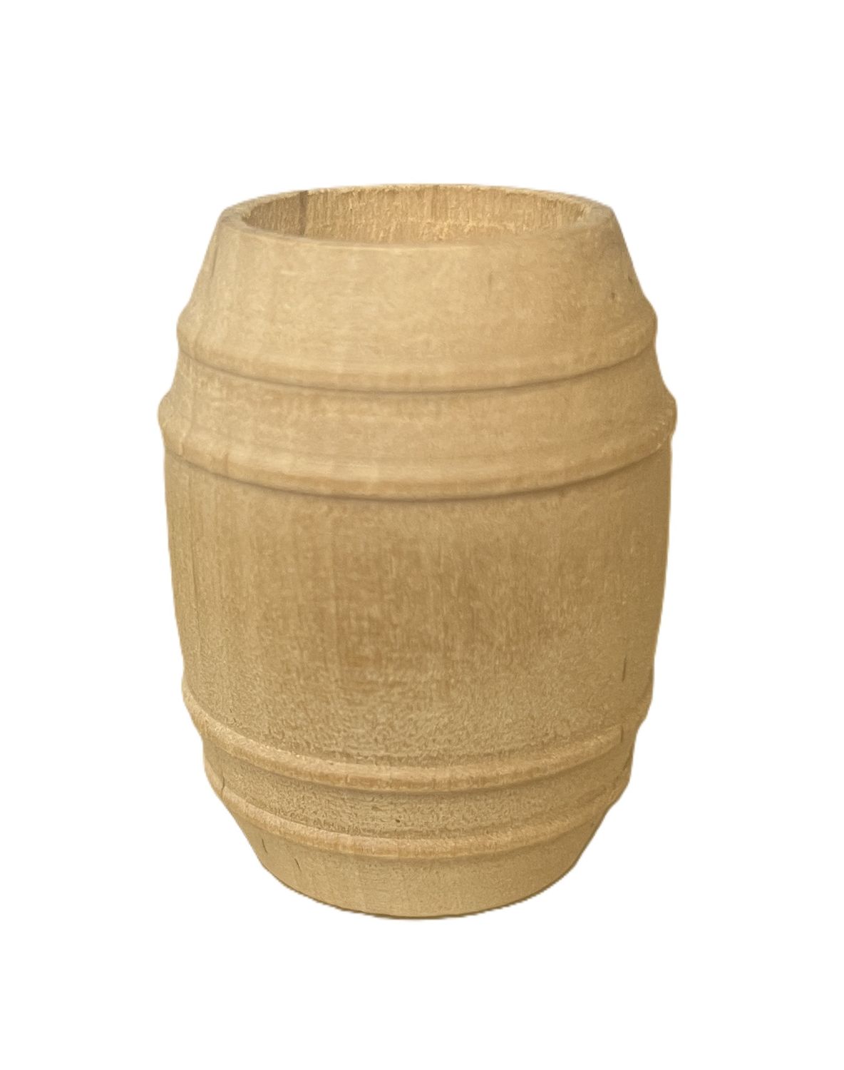 unfinished Wooden Barrel