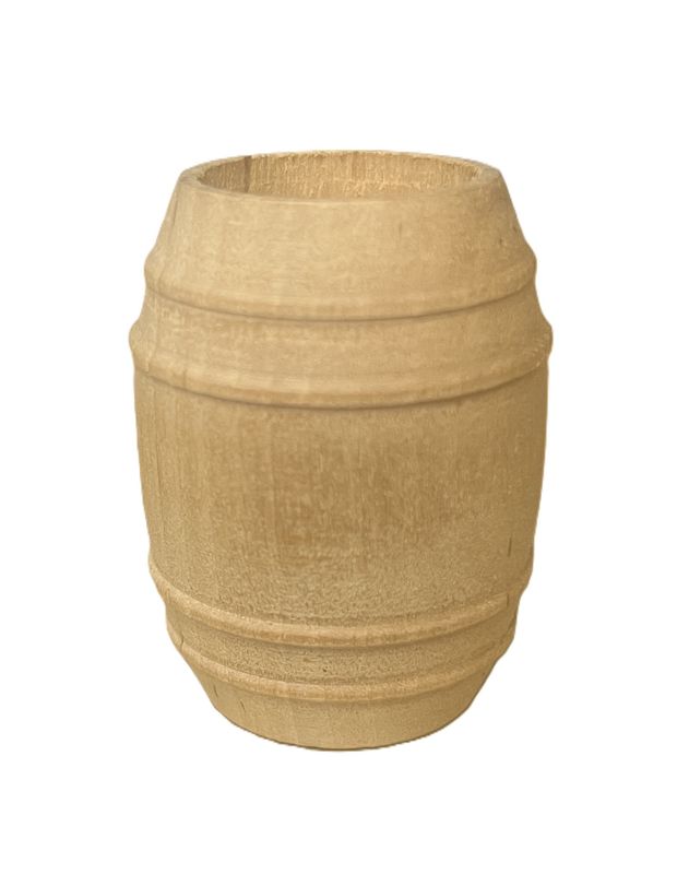 unfinished Wooden Barrel