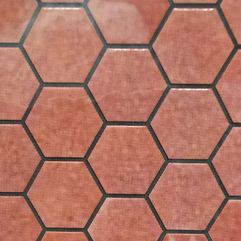 JOU1001 1/2" Terracotta Hexagon Tile Floor