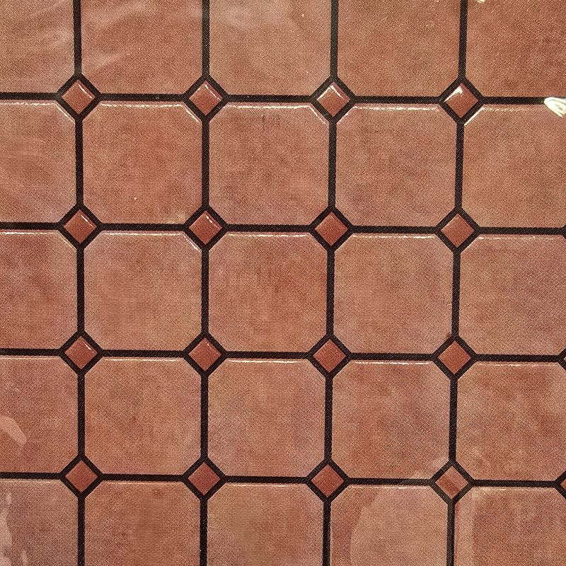 JOU1000 Terracotta Diamond Tile Floor