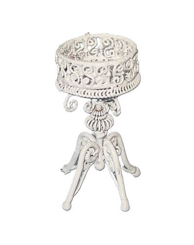 White Wire Plant Stand