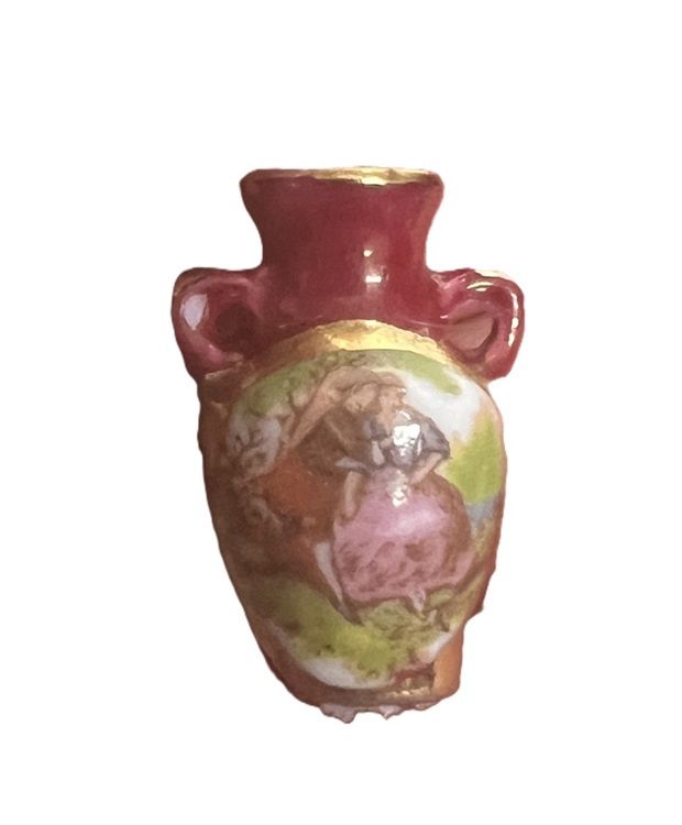 Oriental Vase, Red