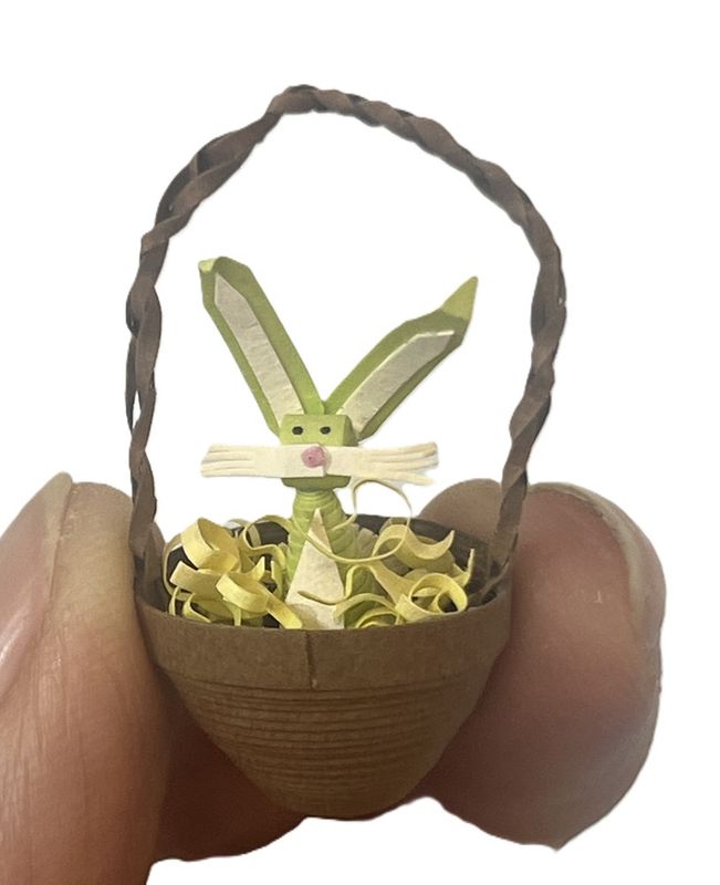 Easter Basket With Bunny