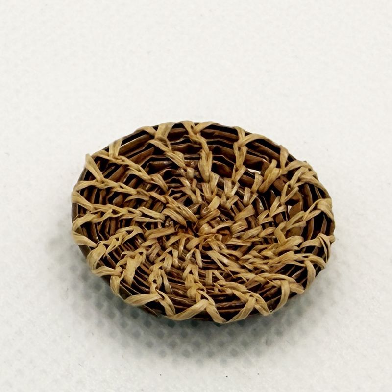 Flat Pine Needle Basket 1