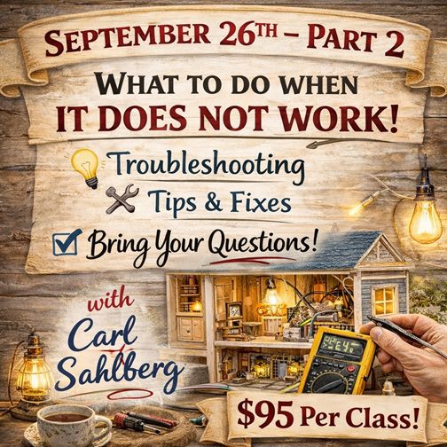 MCWIRING201 - Wiring Class Part 2 with Carl Salhburg - What To Do When It Doesn't Work