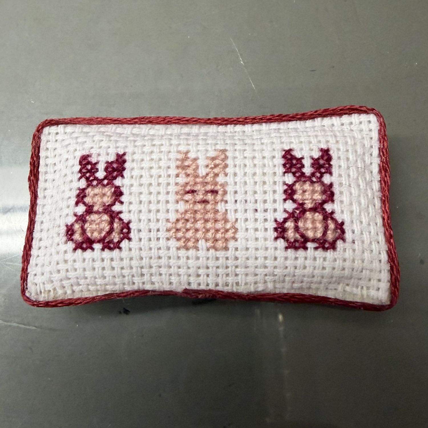 Triple Rabbit Pillow