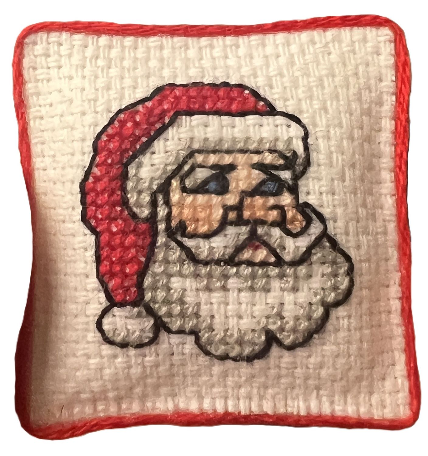 Santa Head Pillow