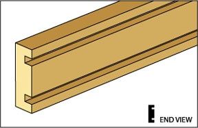 CLA71383 Door &amp; Window Casing 3/8 X 24