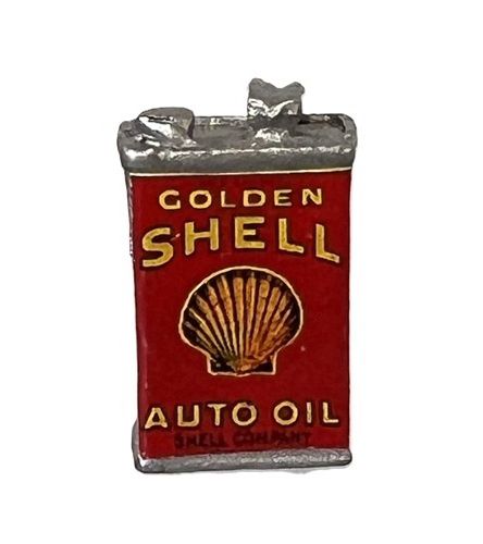 Golden Shell Oil Can