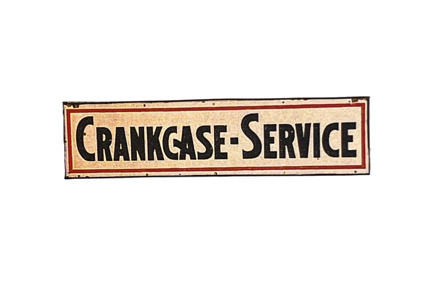 Sign, Crankcase- Service