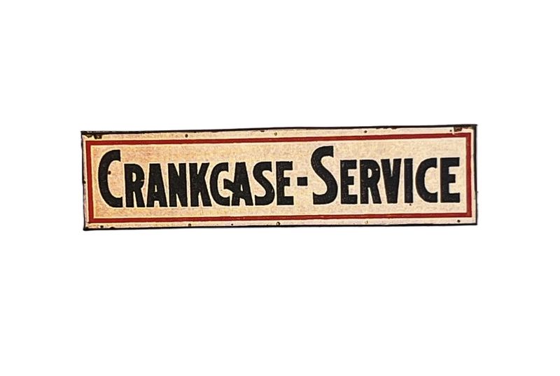 Sign, Crankcase- Service