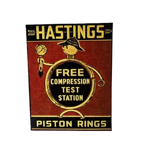 Tin Sign- Hastings Piston Rings