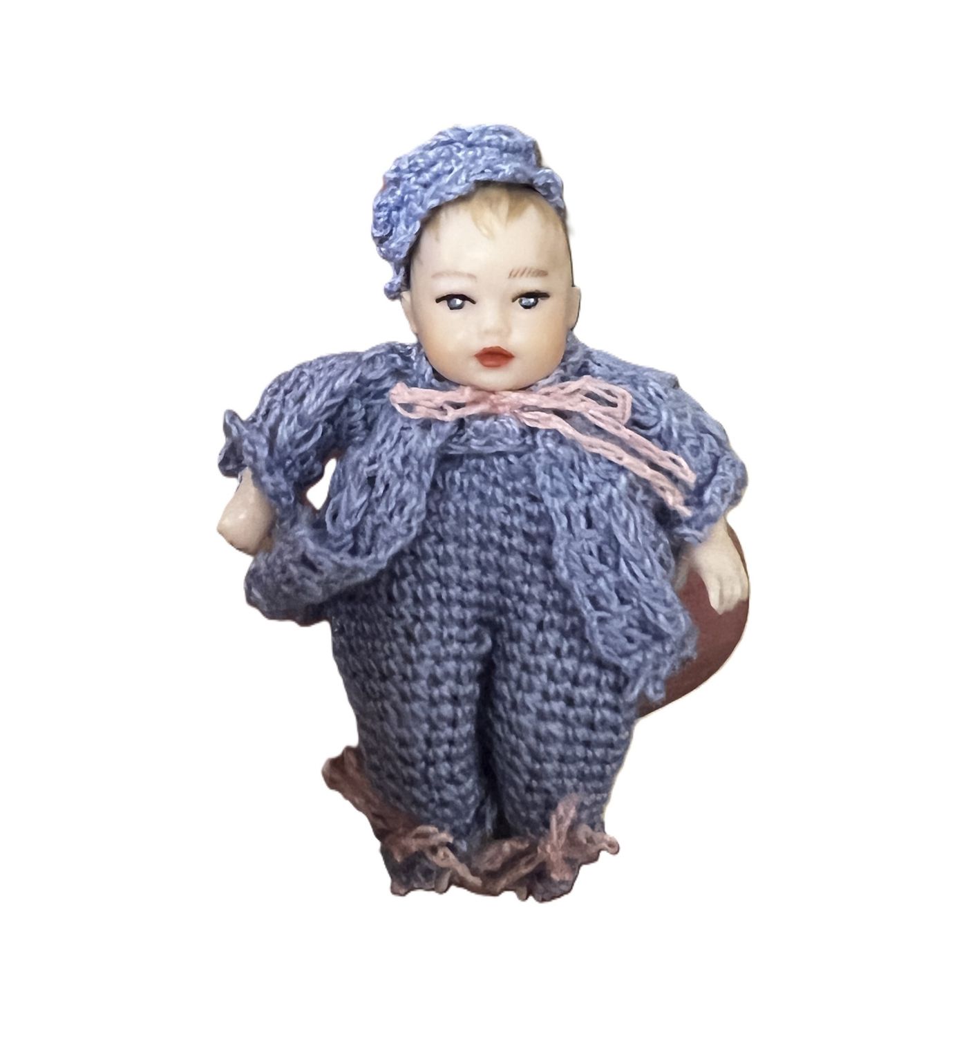 Heidi Ott baby boy in blue