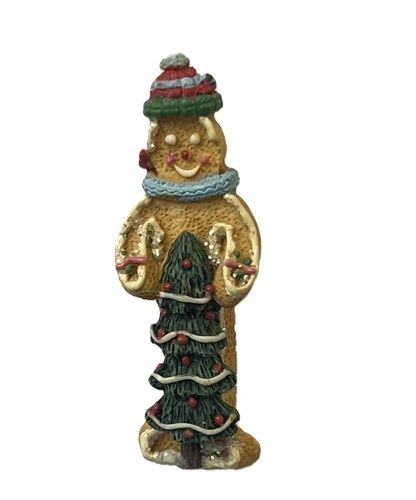 Gingerbread Man with Tree