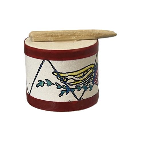 Drum with Drumsticks