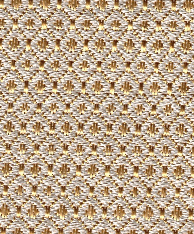 Gold and White Silk from the Chicago Show