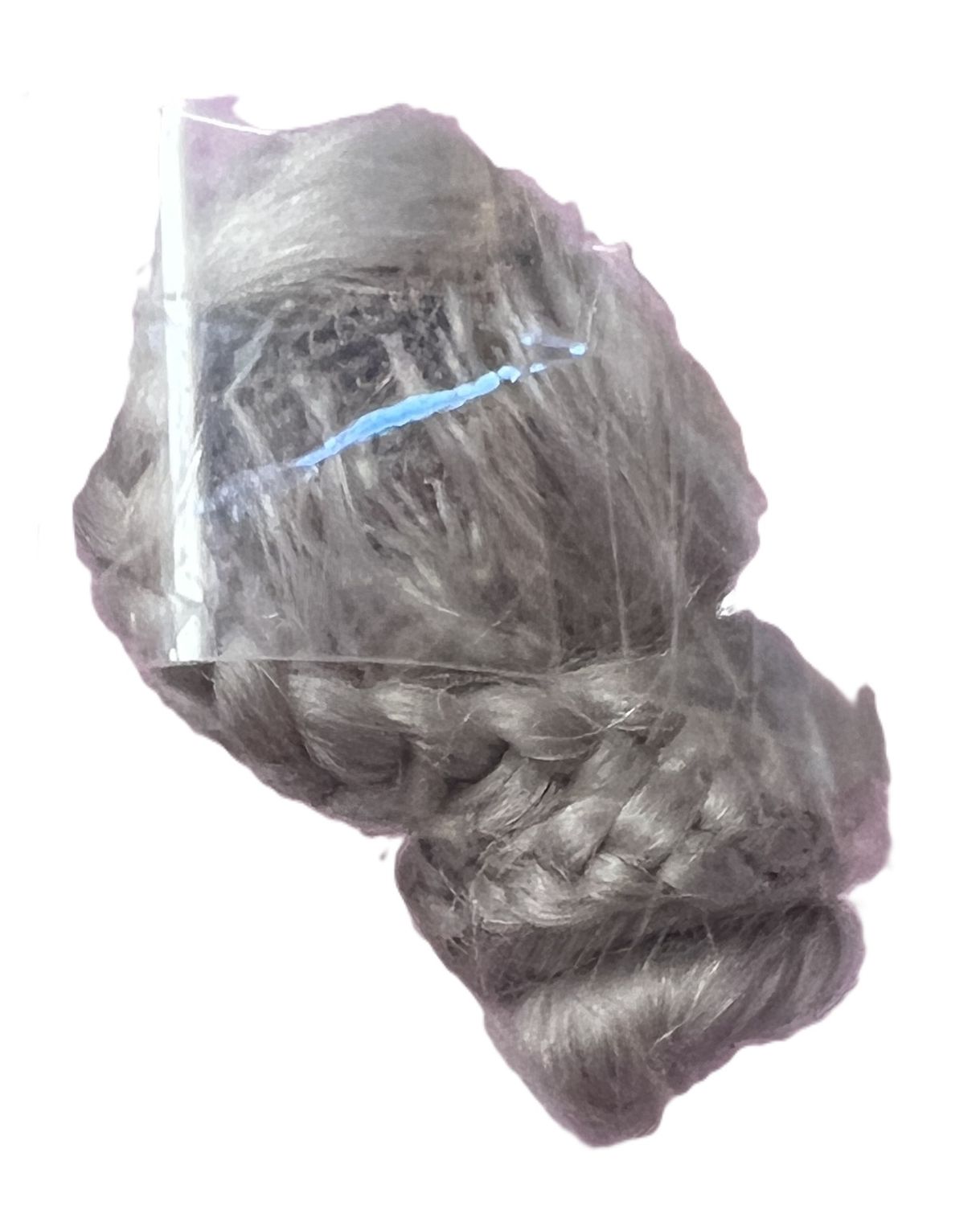 Heidi Ott Light Gray Braided Bun