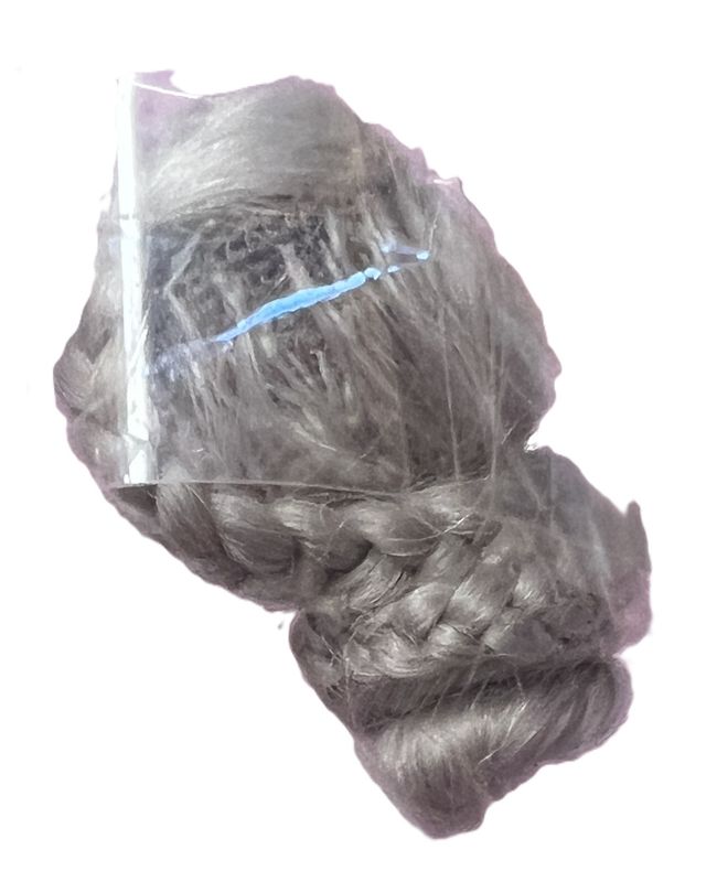 Heidi Ott Light Gray Braided Bun