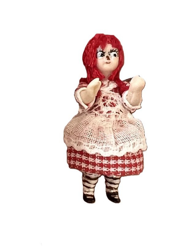 Raggedy Ann Porcelain Doll