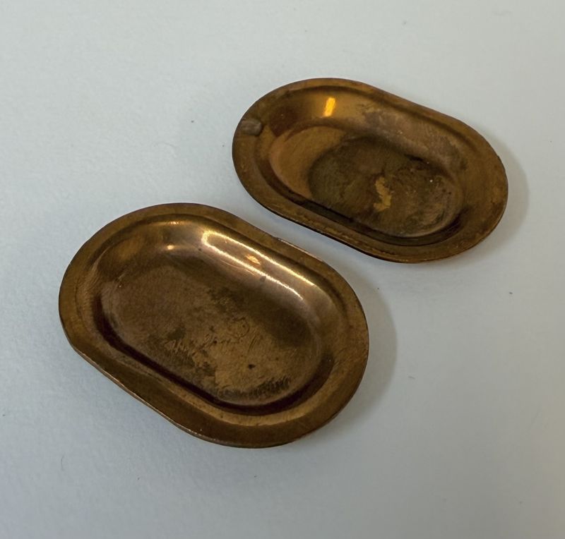 Pair of Vintage Copper Trays