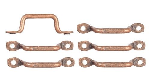 CL05545 SET OF 6 BRONZE WINDOW HANDLE PULLS