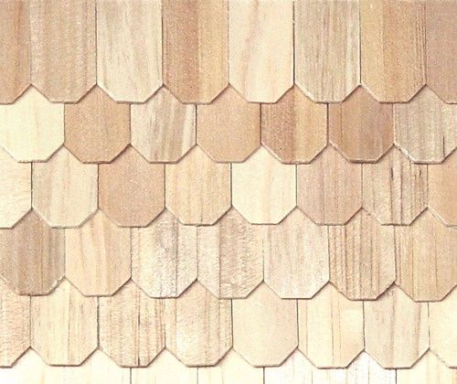 HW7003 Set of 100 Octagon Butt Shingles