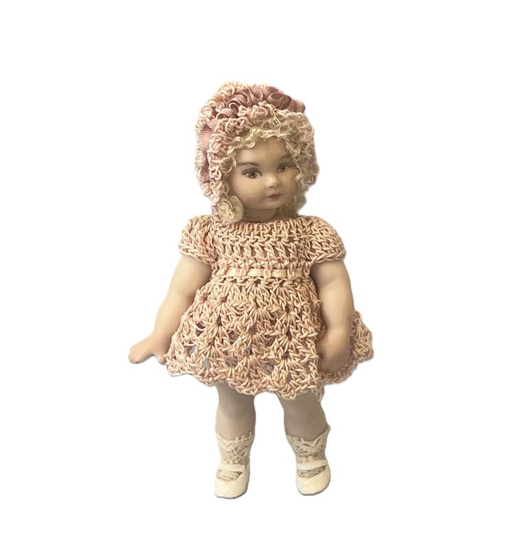 Porcelain Young Lady  Doll