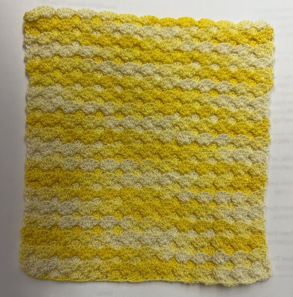 Yellow Crochet Afghan