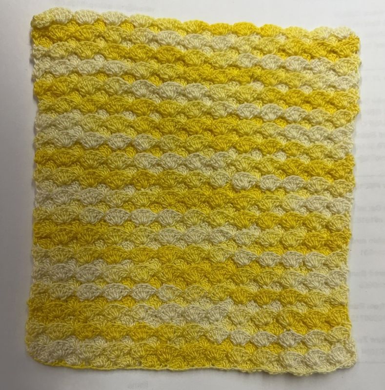 Yellow Crochet Afghan