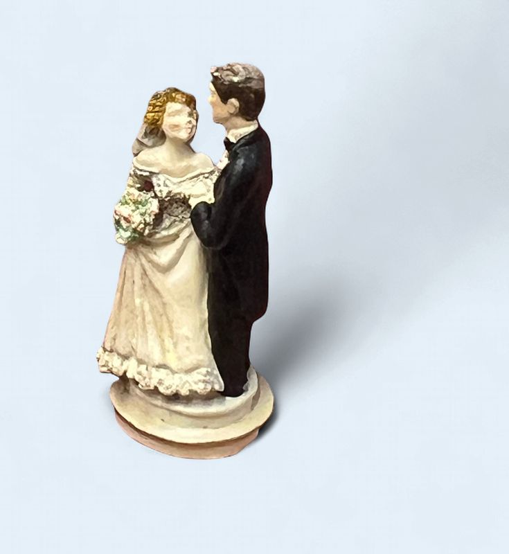 Goebel Olszewski Miniature I Do Bride Groom Figurine 37093 615-P Boxed