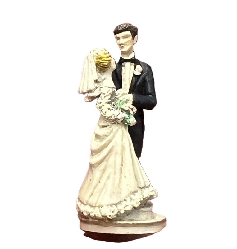Goebel Olszewski Miniature I Do Bride Groom Figurine 37093 615-P Boxed