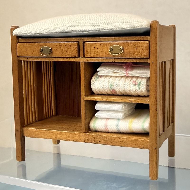 BES3003OAKLINENS "Mission" Changing Table
