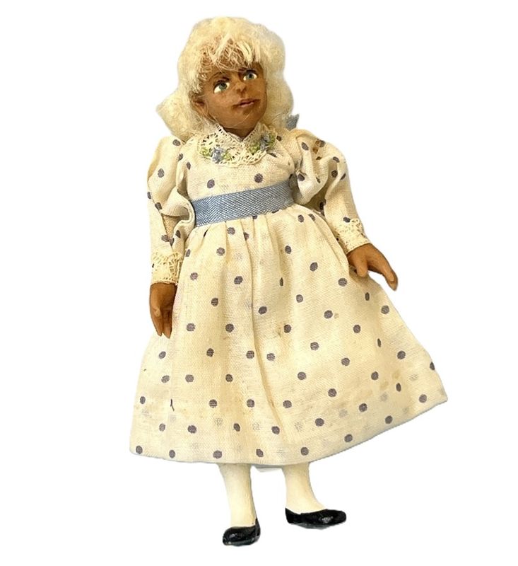 Sculpted Girl with Blond Hair