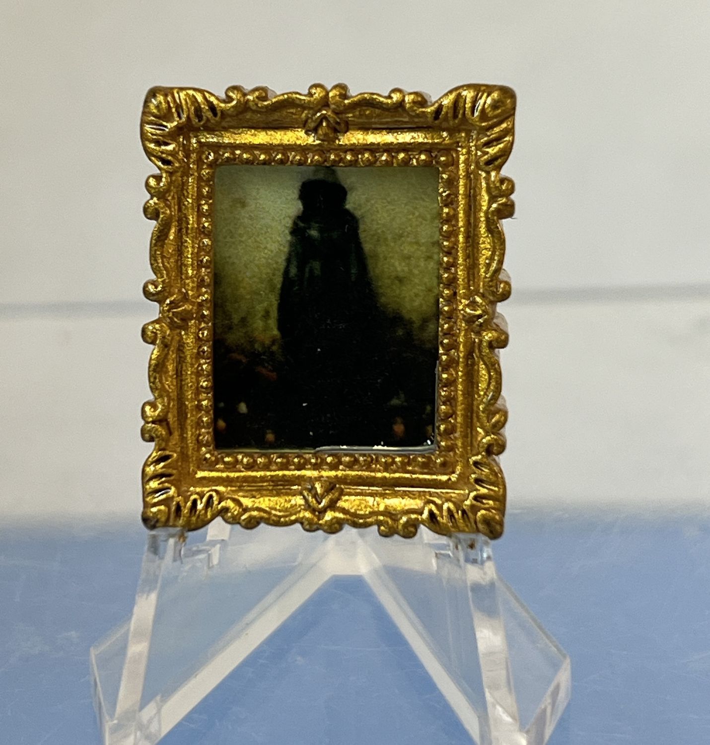Holloween Deep Gold Framed Picture