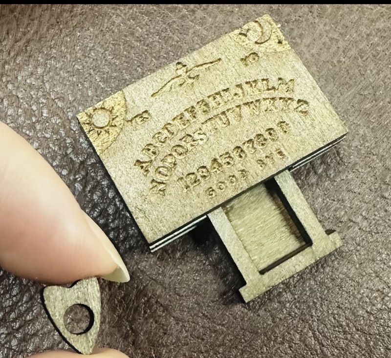 Ouija Board with box and fingerboard