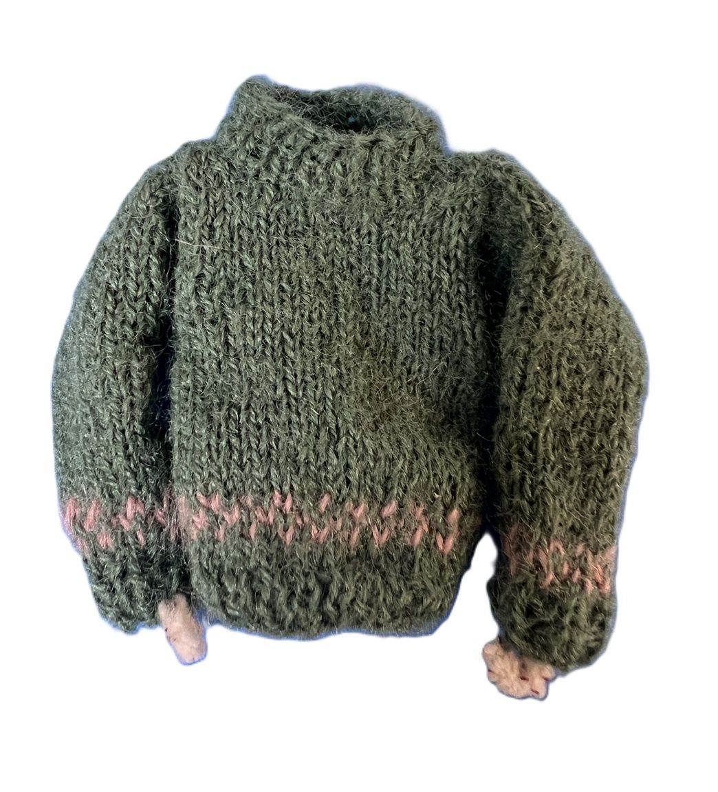 Green Knitted Sweater