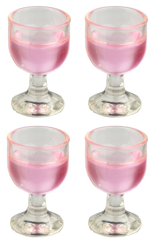 Rose Goblet Set/4