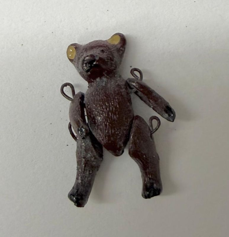 Dark Brown Metal Bear