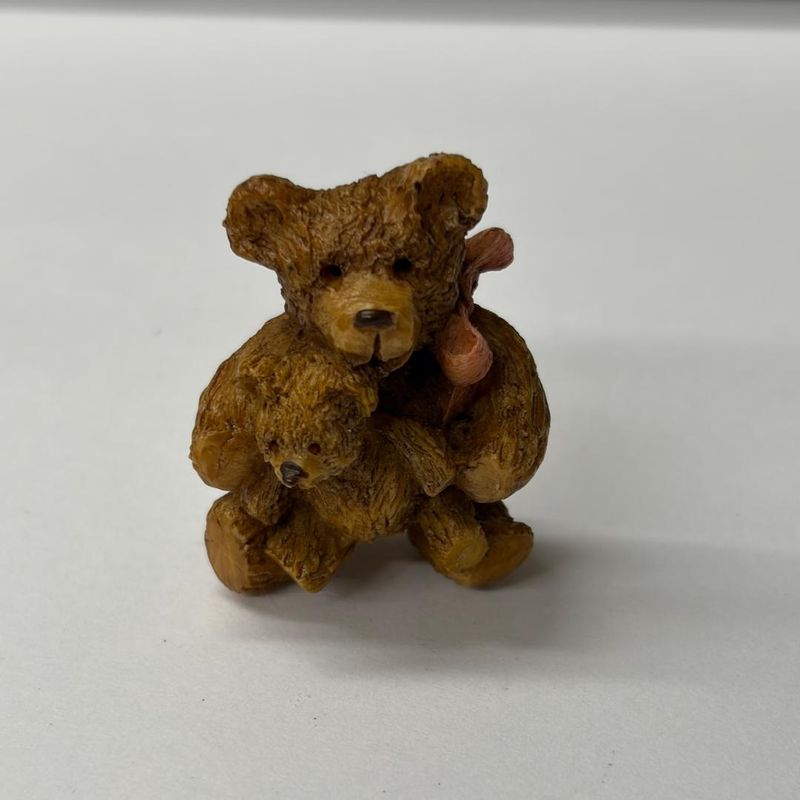 Resin Flatback Mama &amp; Baby Bear