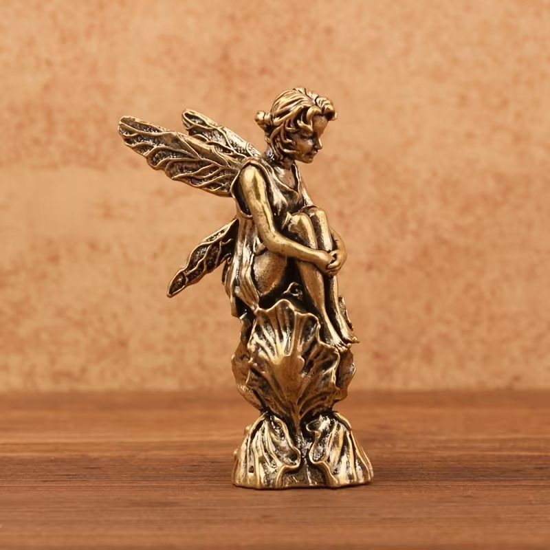 Brass Fairy on flower