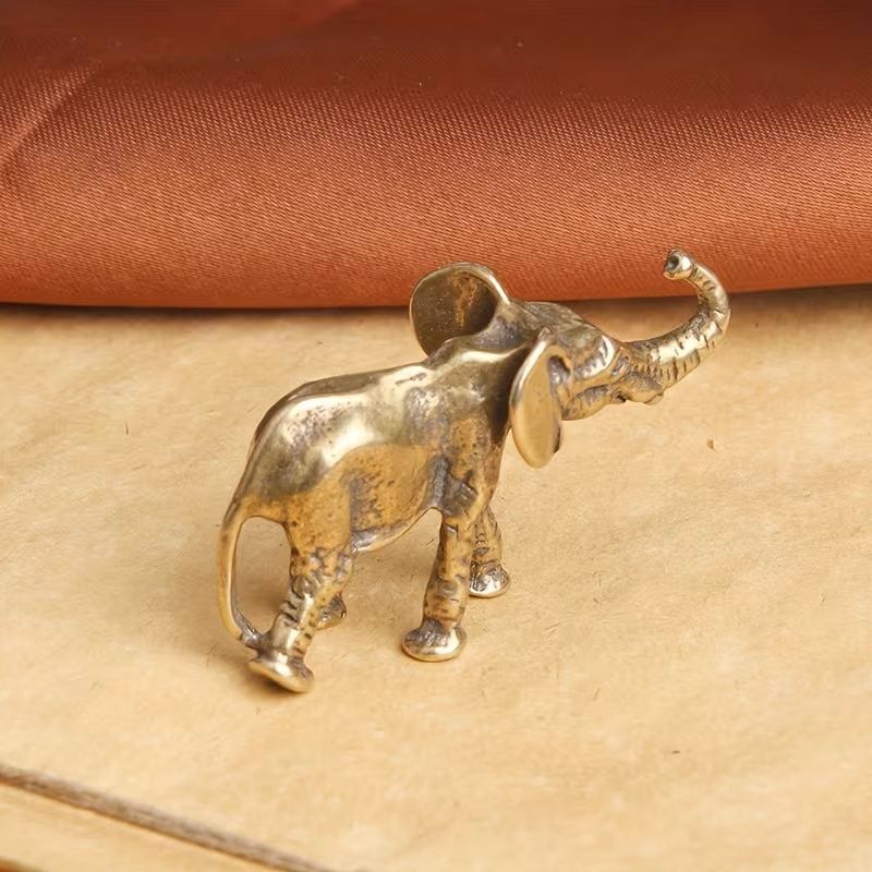 Vintage Brass Elephant