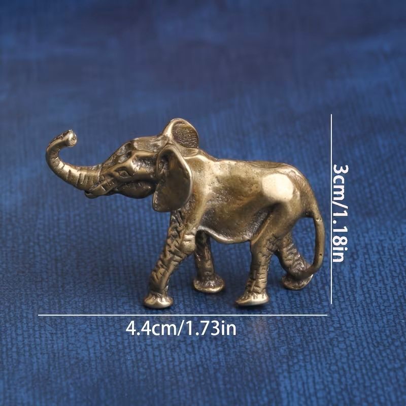 Vintage Brass Elephant