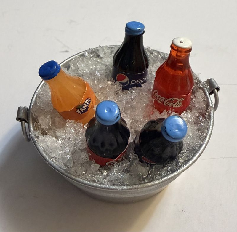 Tub of Cold Drinks on Ice