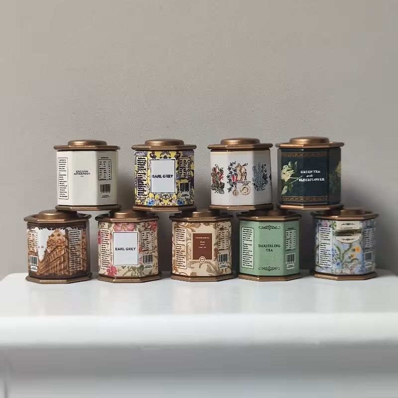 Mini European-Style Tea Canister
