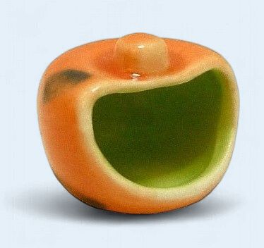 Halloween Glazed Ceramic Pumpkin Jar