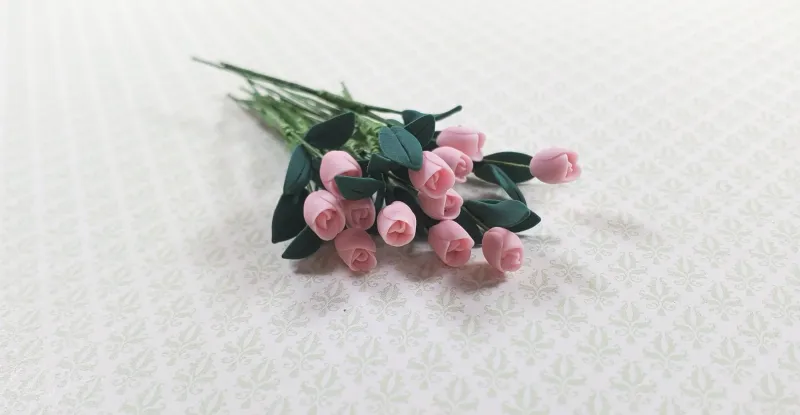 Light Pink Tulips Loose Bouquet One Dozen